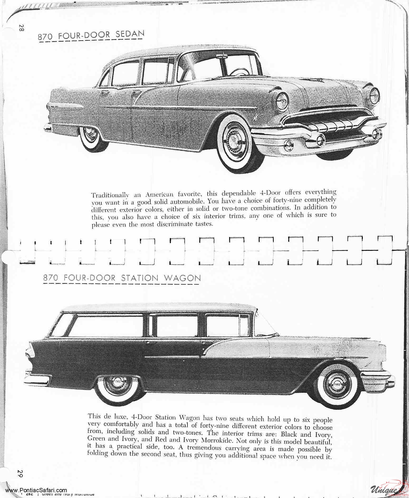 1956 Pontiac Facts Book Page 81